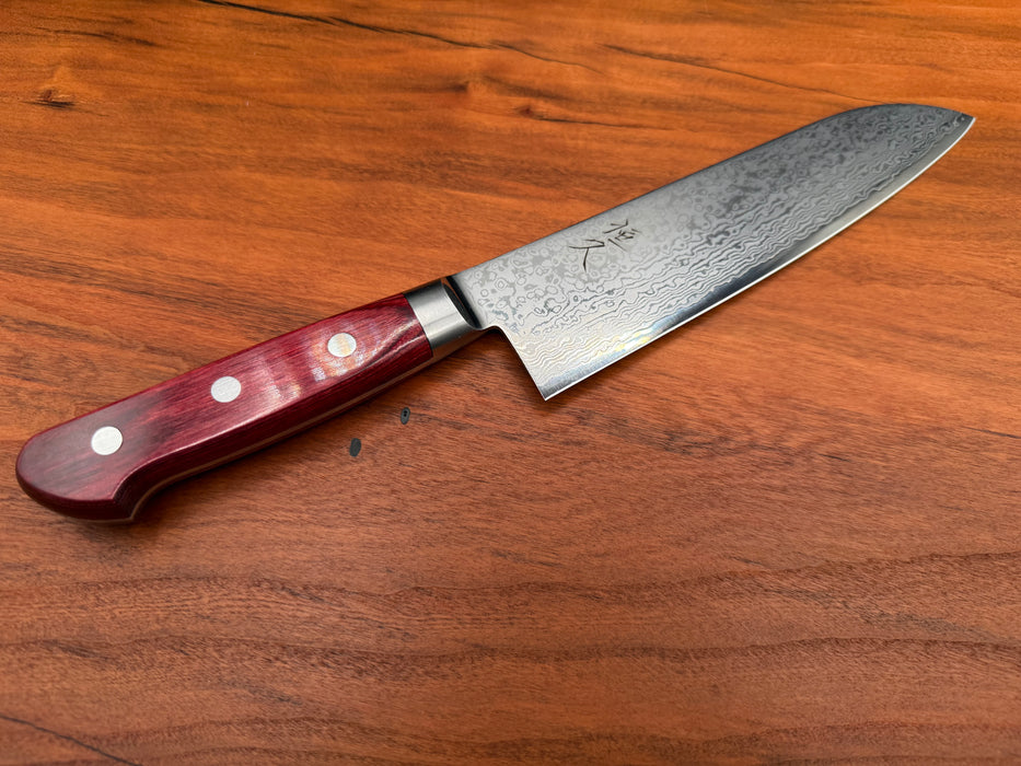 Tsunehisa - Damascus Santoku