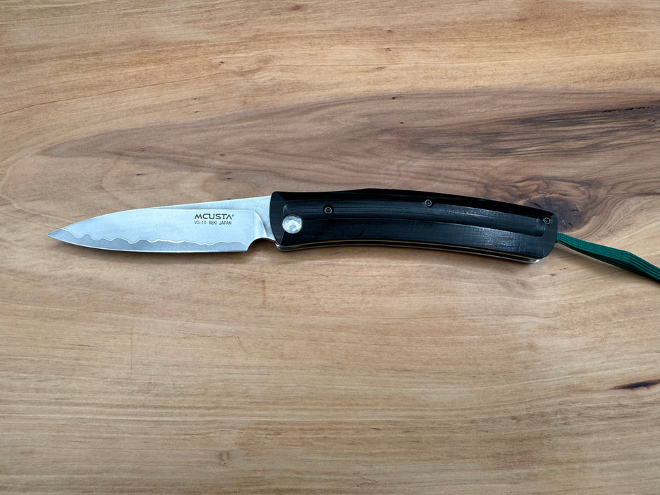 Mcusta Damascus Folding Knife