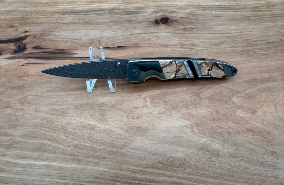 Santa Fe Stoneworks - Damascus Folder